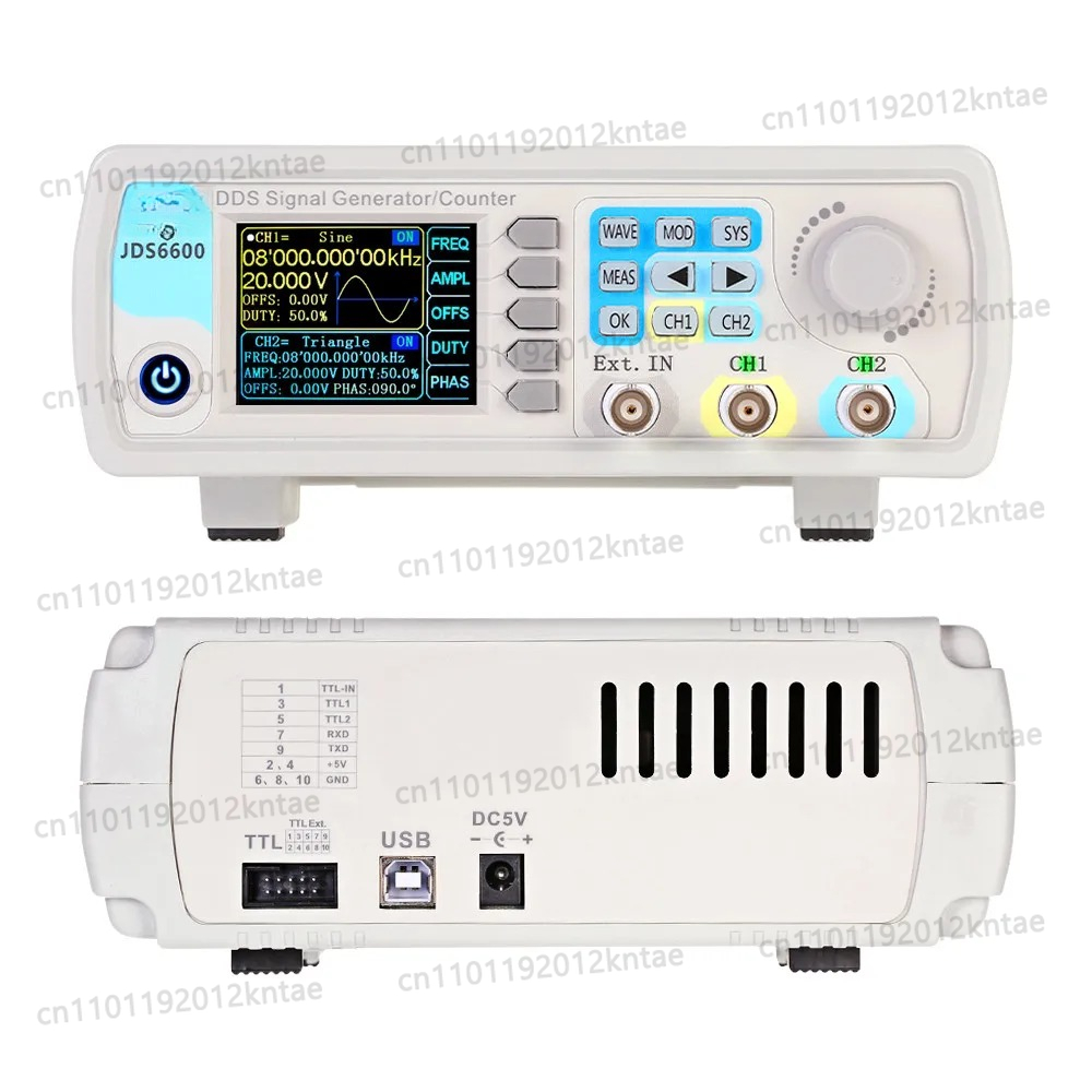 Dual Channel Arbitrary Waveform Function Generator 60Mhz - JDS6600 15/30/40/50/60MHz DDS เครื่องกำเนิดสัญญาณฟังก์ชัน 2 ช่อง/2