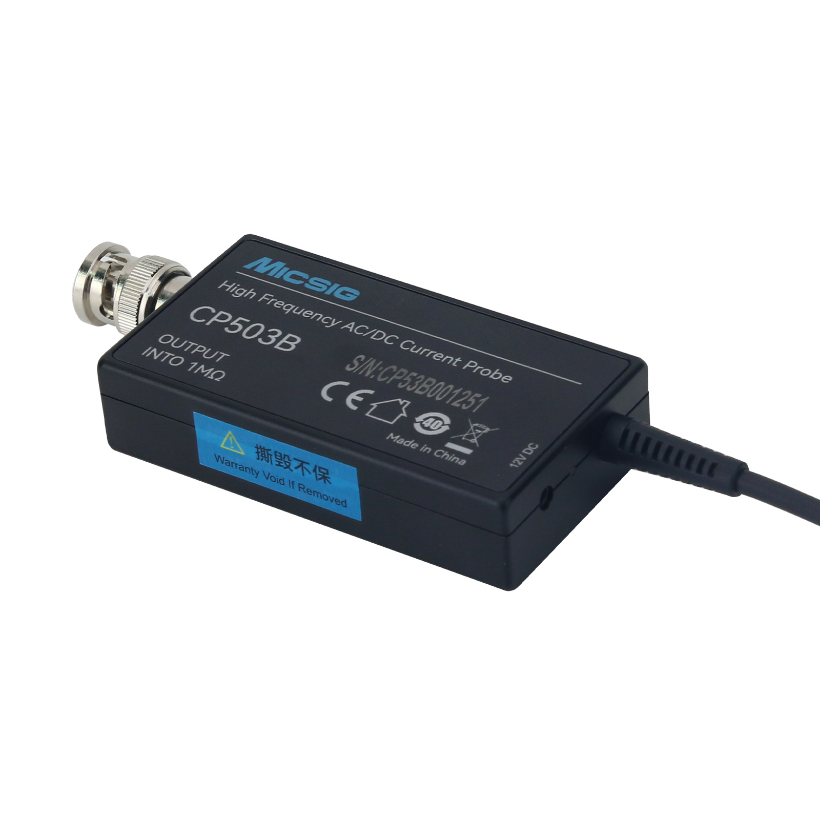 Current Probe Ac Dc 50Mhz Oscilloscope - หัววัดกระแสไฟฟ้า AC/DC ความถี่สูงแบบสองช่วง GOOD Micsig CP503B