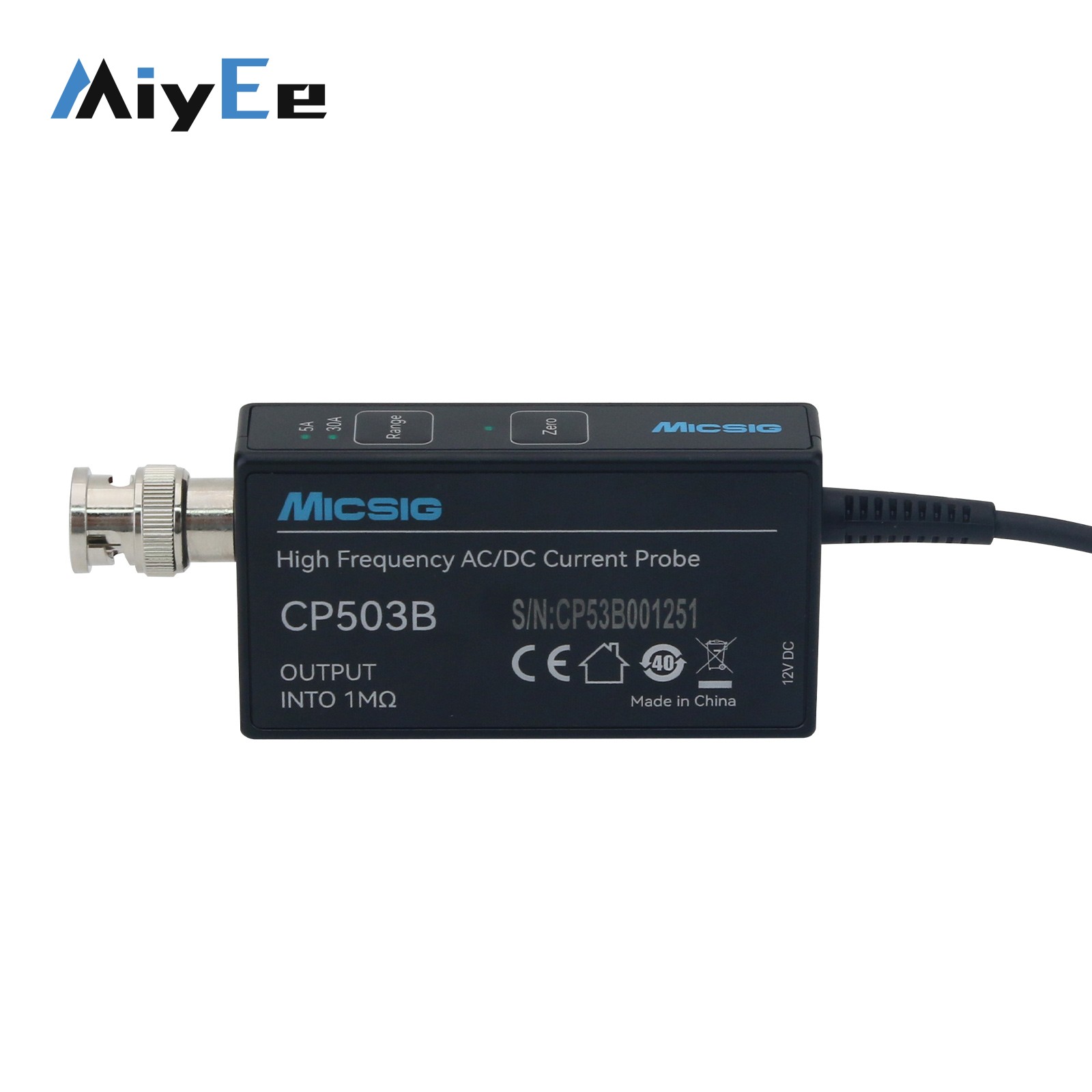 หัววัดกระแสไฟฟ้า Micsig CP503B - Current Probe Ac Dc 50Mhz Oscilloscope บทวิจารณ์และราคา