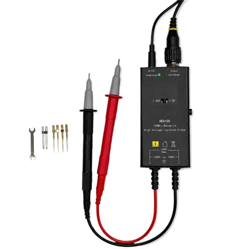 สำหรับโพรบวัดค่าแรงดันสูงแบบแย - High Voltage Differential Probe 100Mhz 1300V บทวิจารณ์และราคา