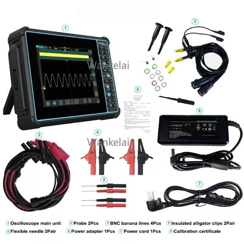 ออสซิลโลสโคปแบบแท็บเล็ตสำหรับย - Handheld Tablet Oscilloscope Touchscreen 100Mhz บทวิจารณ์และราคา